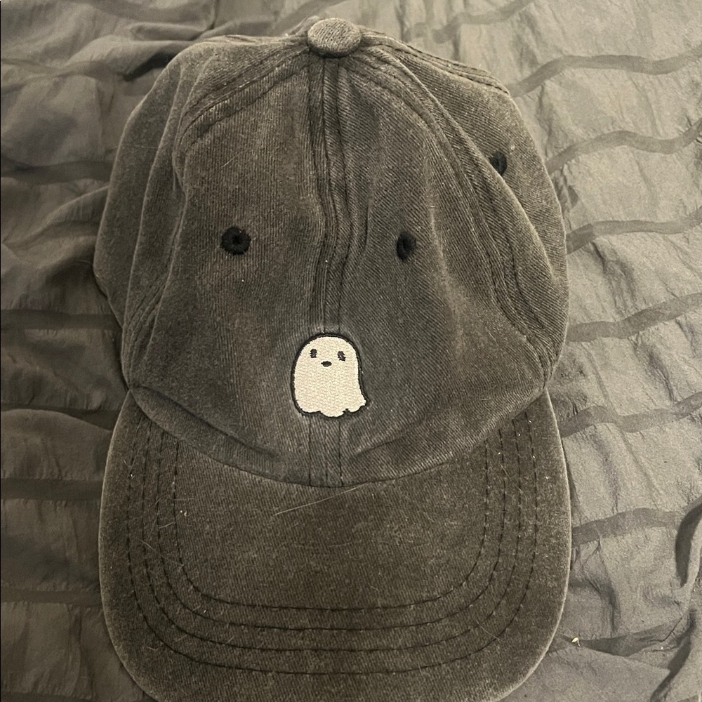 Cute Ghost Embroidered Cap *SOLD*